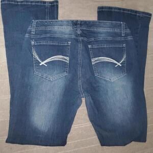 Reign Women's Blue and Navy Jeans